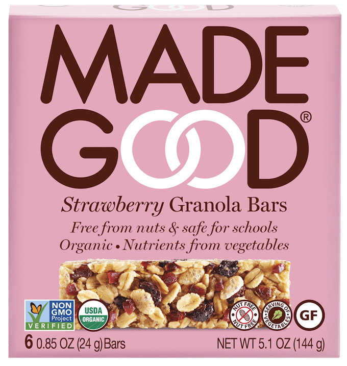 made good strawberry granola bars