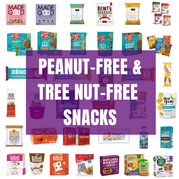 Peanut-free and Tree Nut-free Packaged Snacks for School