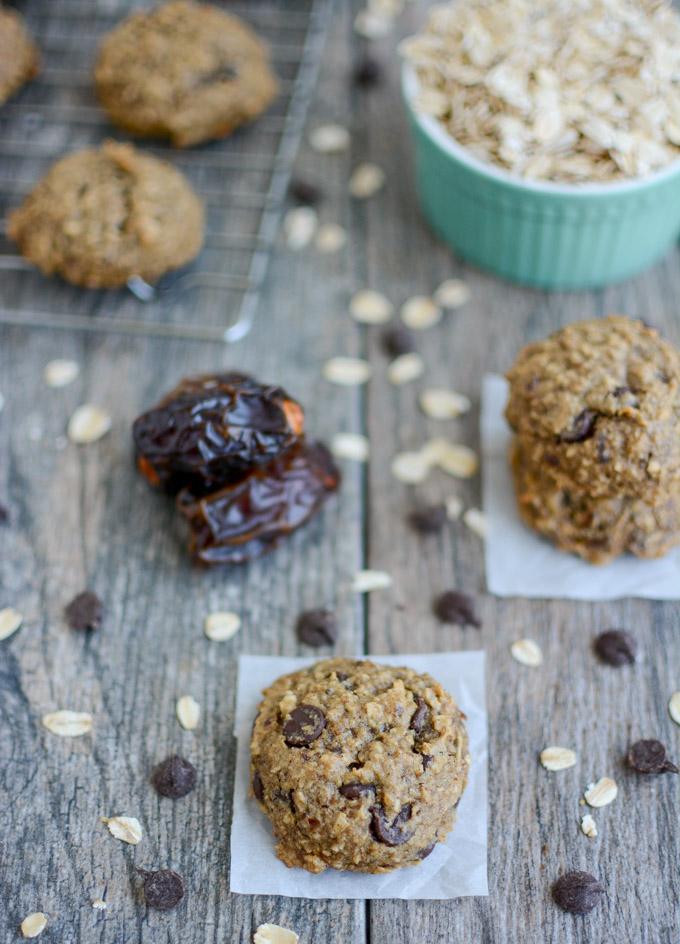 Date Sweetened Chocolate Chip Cookies