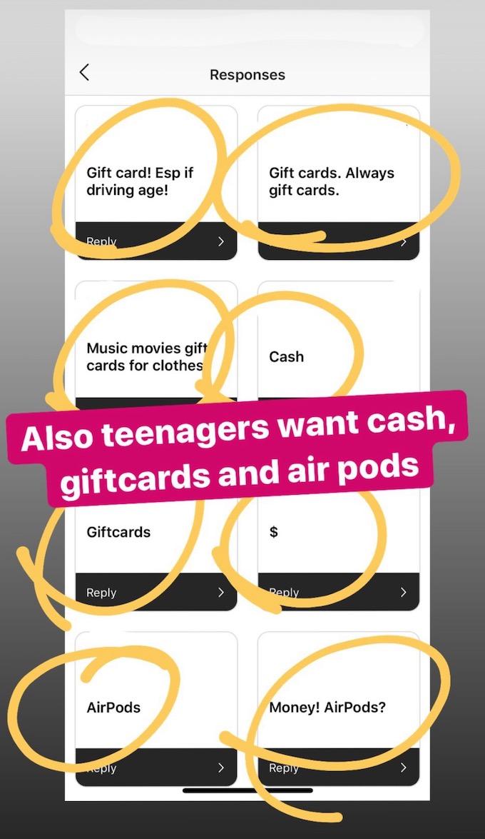 teenager gift suggestions