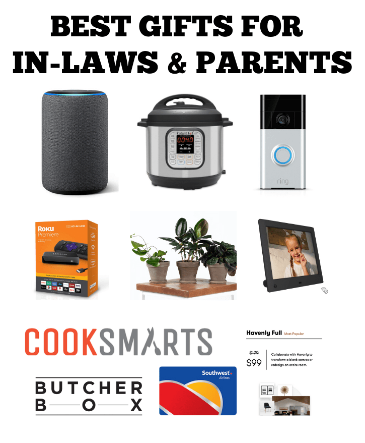 Looking for the best gifts for in-laws? Here's a roundup of fun, yet practical gift ideas that are perfect for in-laws, parents, grandparents etc! 
