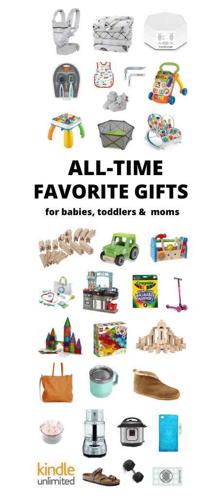 After three kids, here are my all-time favorite gifts for Babies, Toddlers and Moms! These are my most used items for every day life and would make great choices for gifts, baby registries and more.