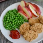 Red Lentil Chicken Nuggets made with lentils and ground chicken