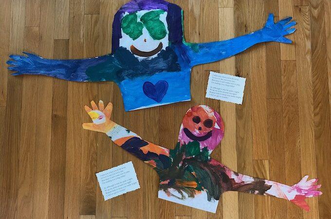 Mail a hug kid activity