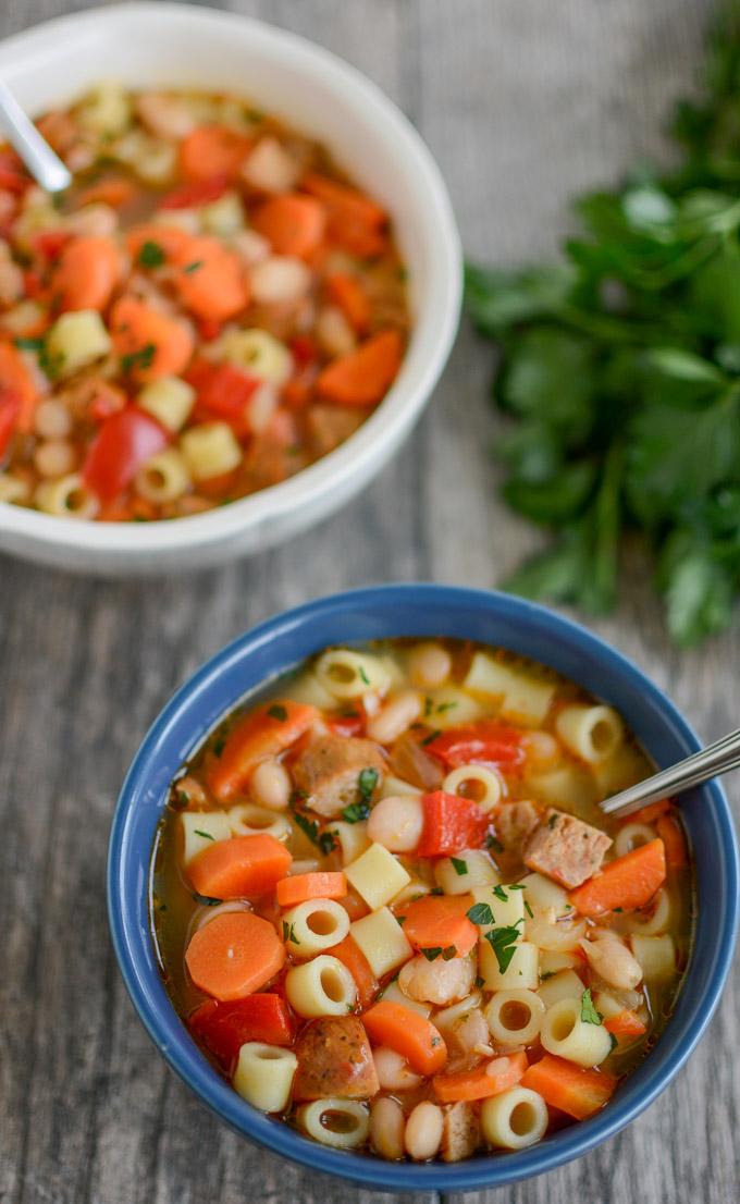 Sausage and White Bean Soup