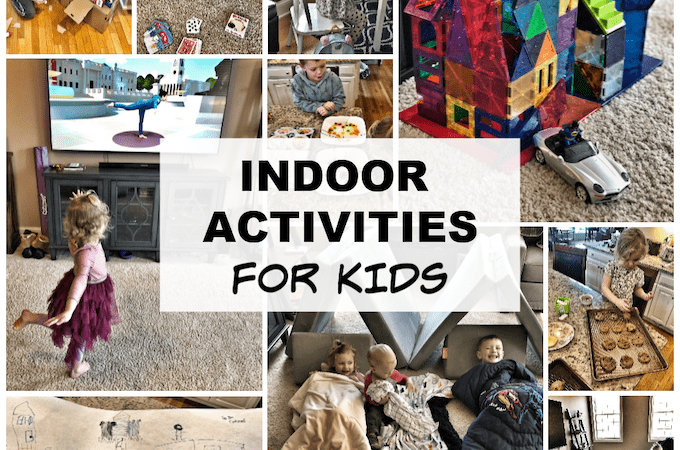 Indoor Activities for Kids from preschool to elementary school