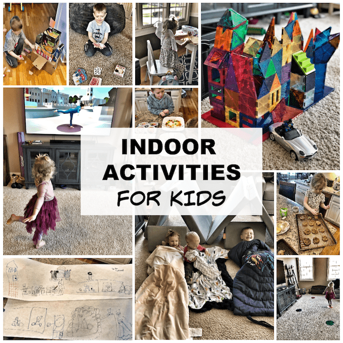 Indoor Activities for Kids from preschool to elementary school