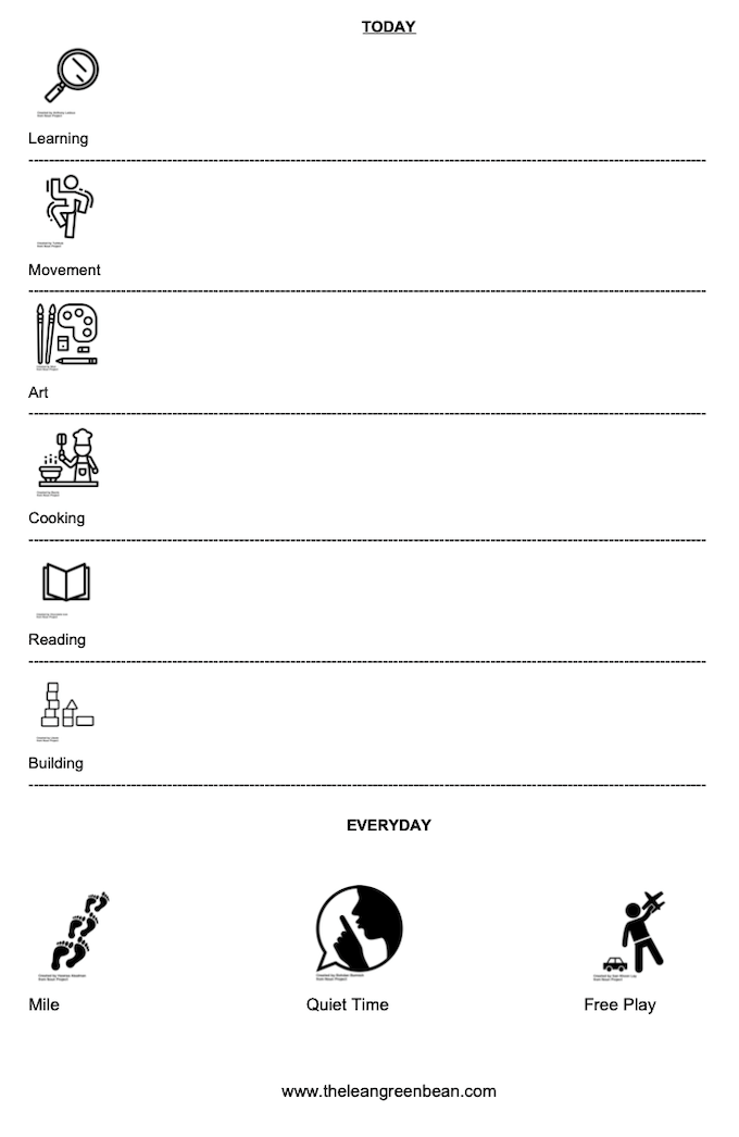 Pre-Kindergarten Daily Schedule