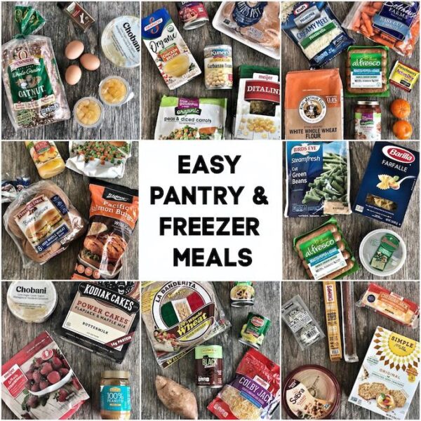 Easy Pantry and Freezer Meals