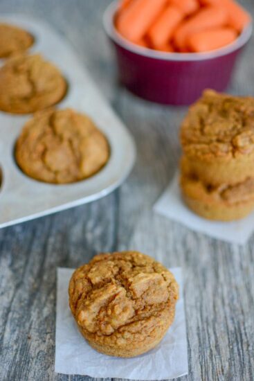 Carrot Applesauce Muffins 1