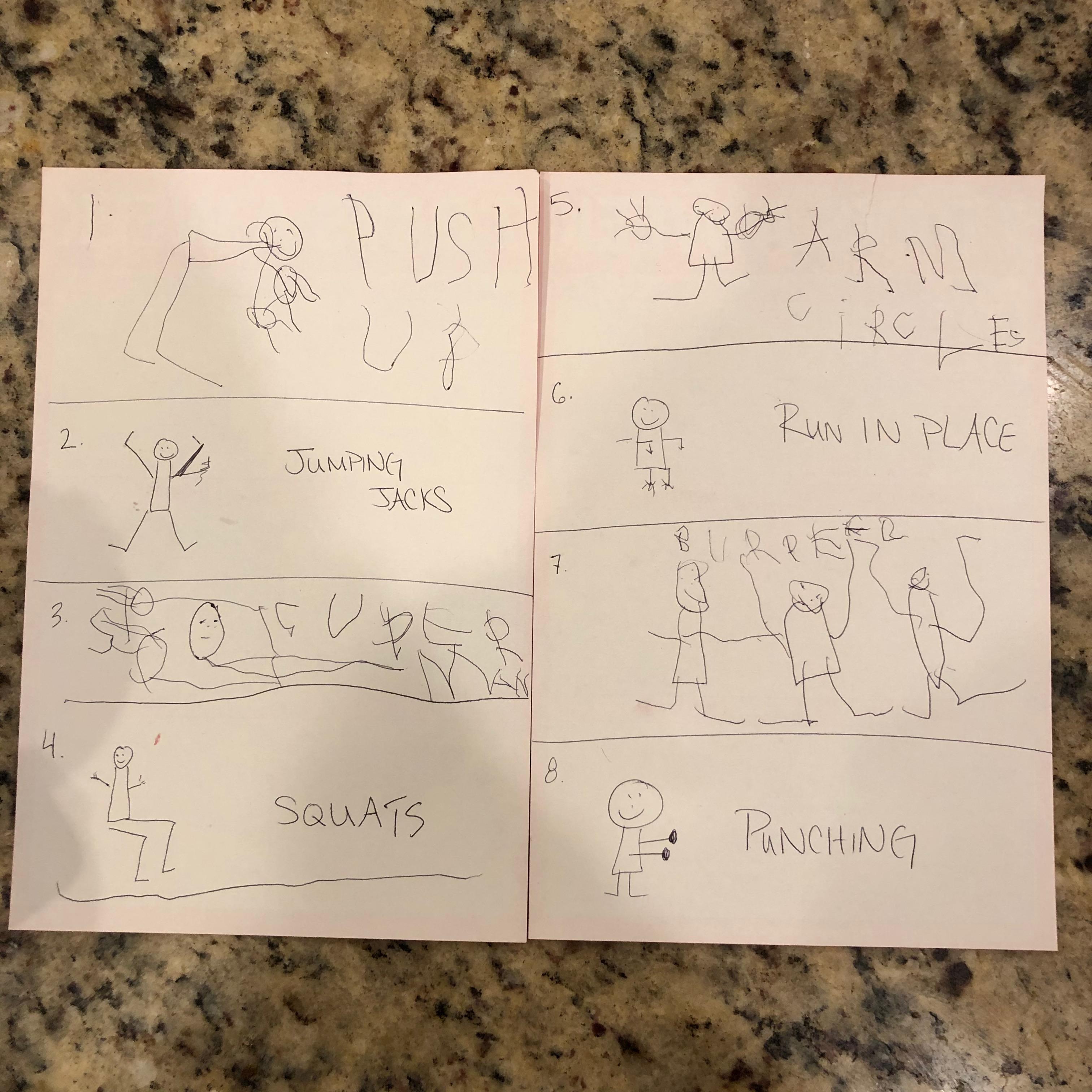 Avengers kids tabata workout online