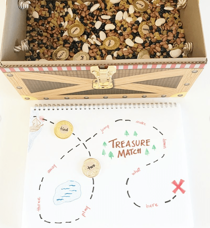 sight word treasure hunt