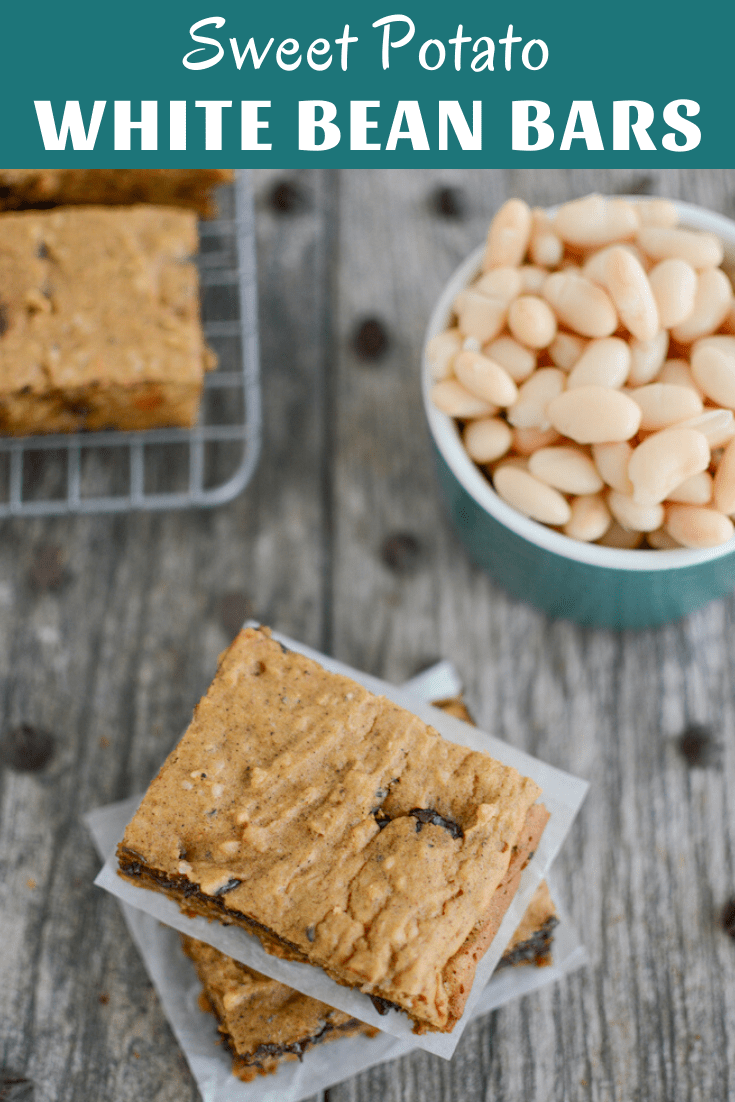 These Sweet Potato White Bean Bars are perfect for breakfast or snack time.