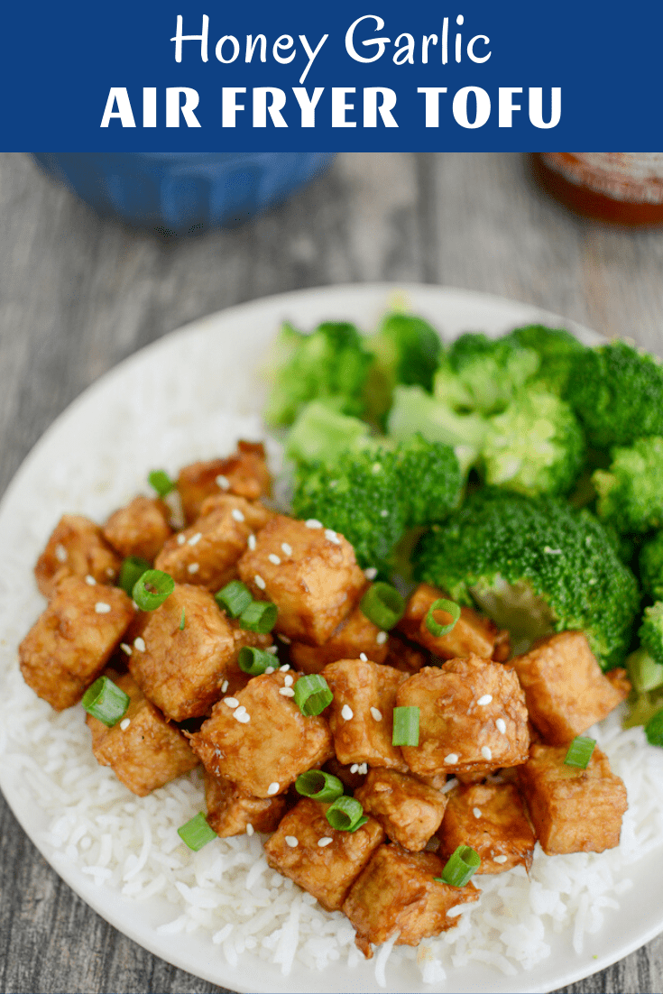 This Honey Garlic Air Fryer Tofu recipe is perfect for a quick, weeknight meal. Pair it with rice and vegetables or add to your favorite salad. This can also be made in the oven!