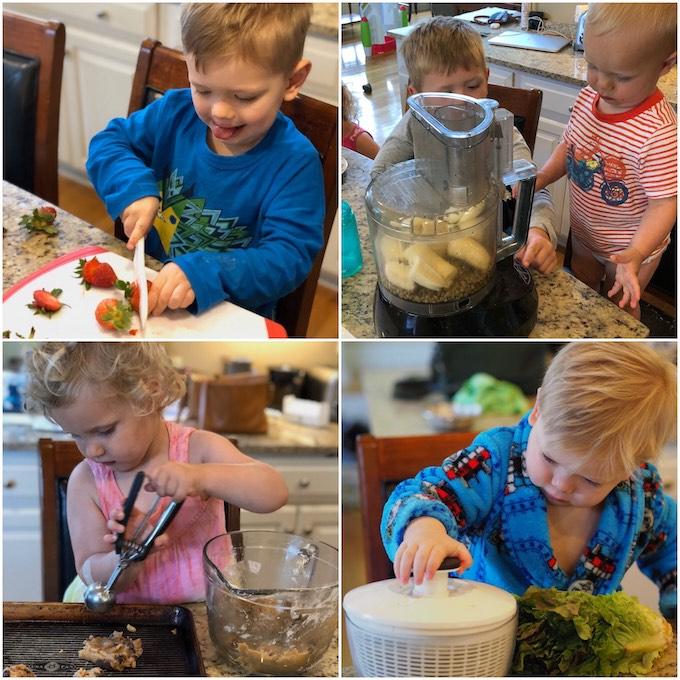 toddler kitchen tasks