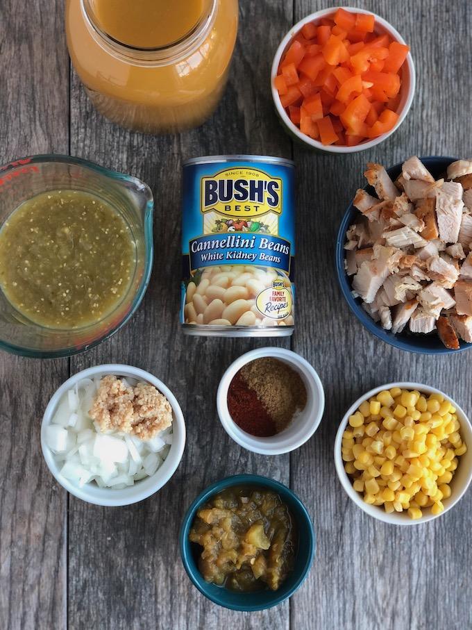 leftover turkey and white bean soup ingredients