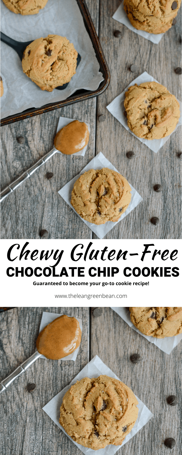 These Chewy Gluten-Free Chocolate Chip Cookies are easy to make and you'd never guess they're gluten-free!