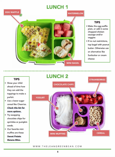 Kids Cold Lunch Ideas Real lunchboxes from an RD mom!