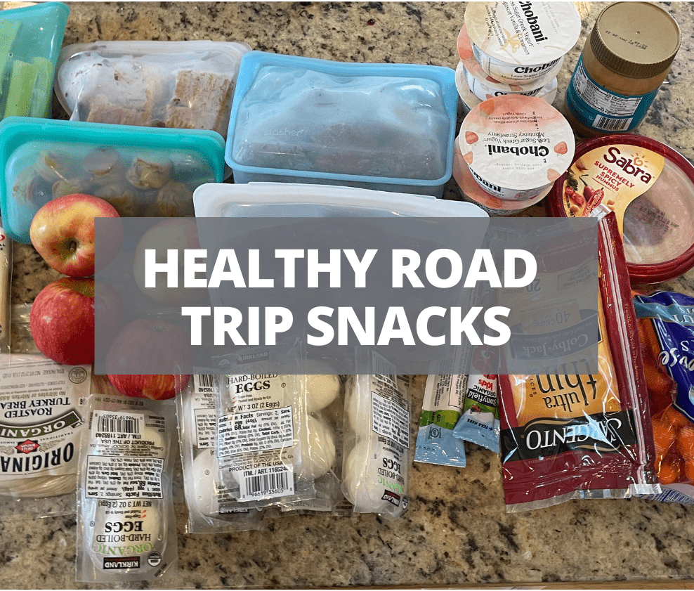 road trip snacks and drinks