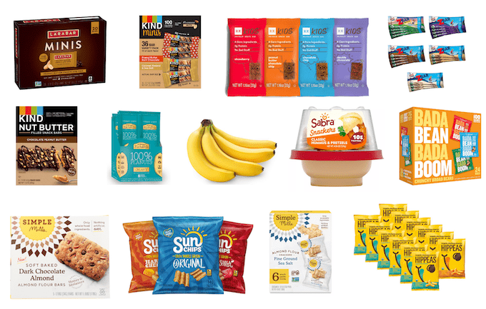 individual school snacks not nut free