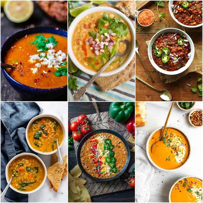 red lentil soup recipes