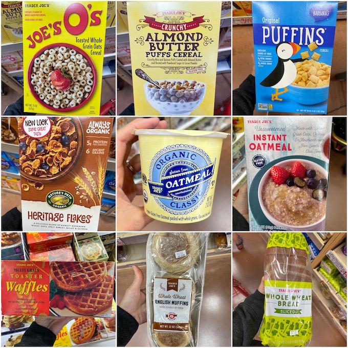 healthy trader joes snacks - breakfast