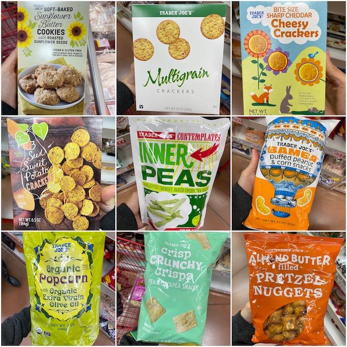 best snacks at trader joe's - crackers