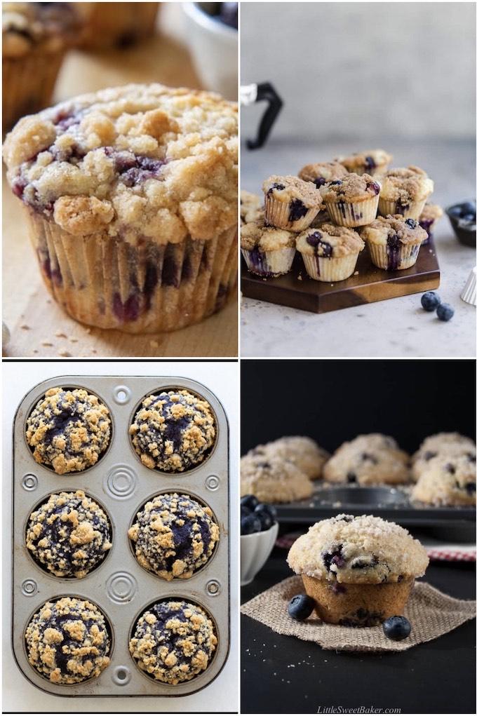 blueberry streusel muffins