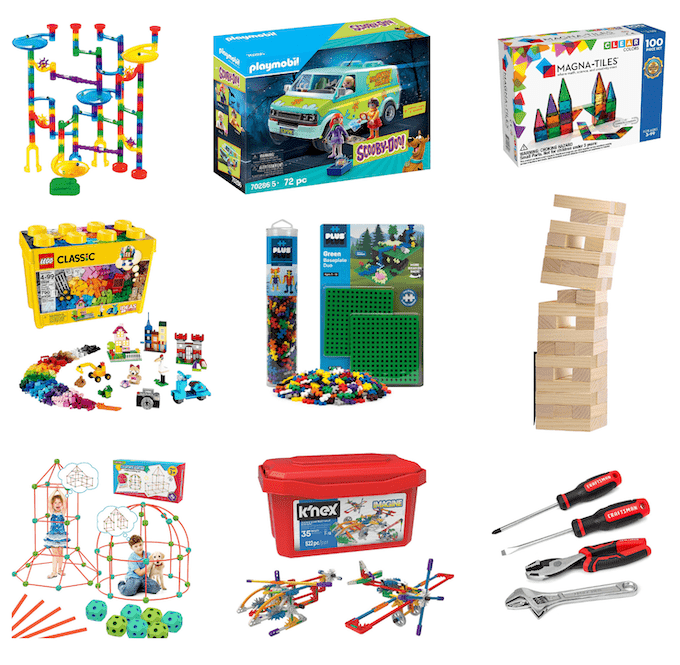 Kid Gift Ideas<br>{ages 4-7} 4 building toys for kids