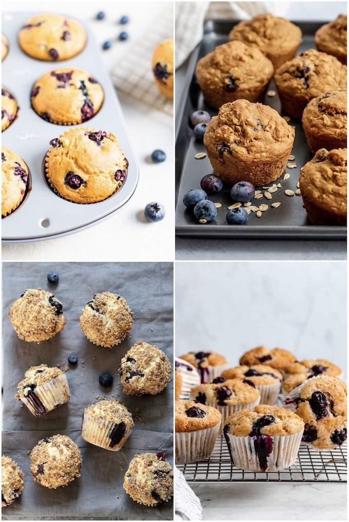 vegan blueberry muffins