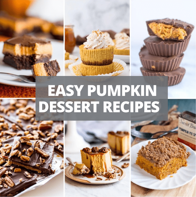 easy pumpkin dessert recipes not pumpkin pie