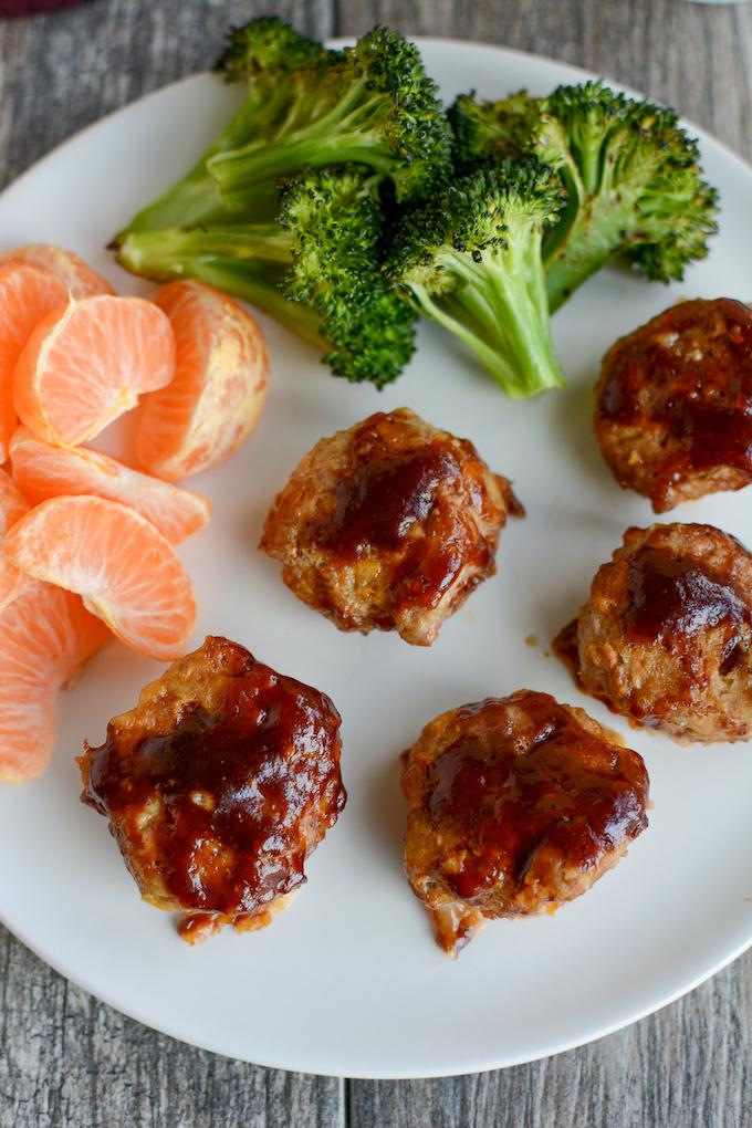 cheesy bbq meatballs - fun dinner ideas for kids
