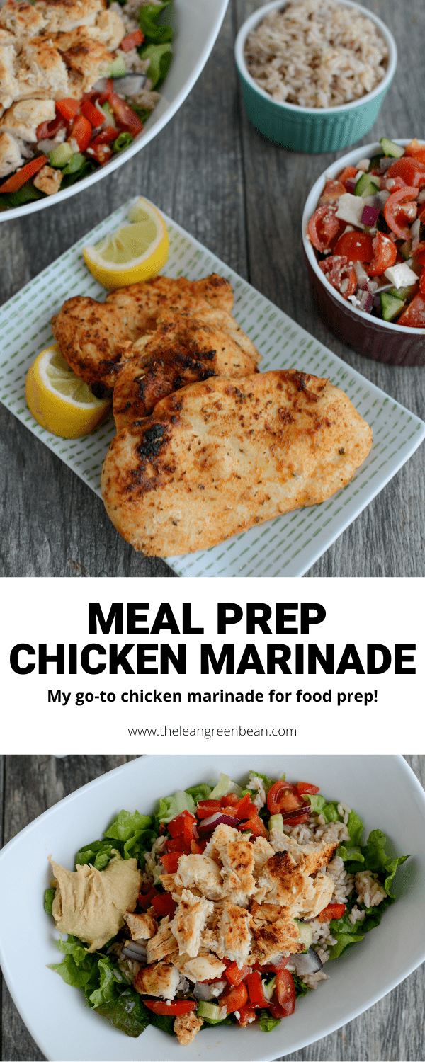 This simple chicken marinade for meal prep will quickly become a favorite. Easy and flavorful, perfect for batch-cooking chicken to enjoy all week long.