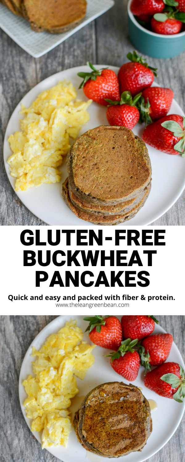 Gluten-Free Buckwheat Pancakes 8 This easy gluten-free buckwheat pancakes recipe is perfect for busy mornings. Packed with protein and fiber, they're kid-friendly and reheat well.