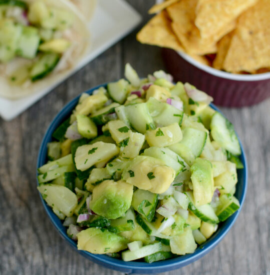avocado cucumber salsa 1