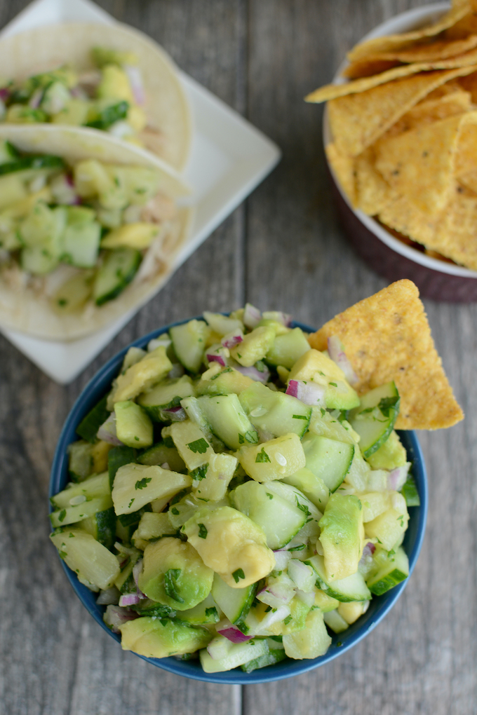 pineapple cucumber salsa recipe