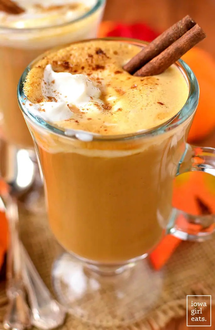 homemade pumpkin spice latte