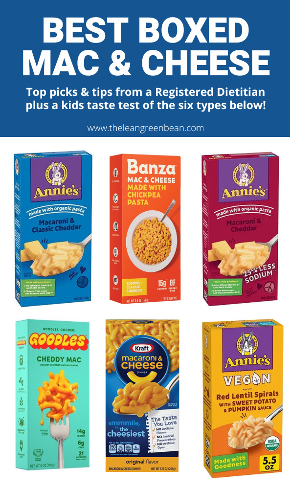 Looking for the best store-bought macaroni and cheese? Here are some picks for healthy mac and cheese from a Registered Dietitian. Plus I had my kids do a taste test!
