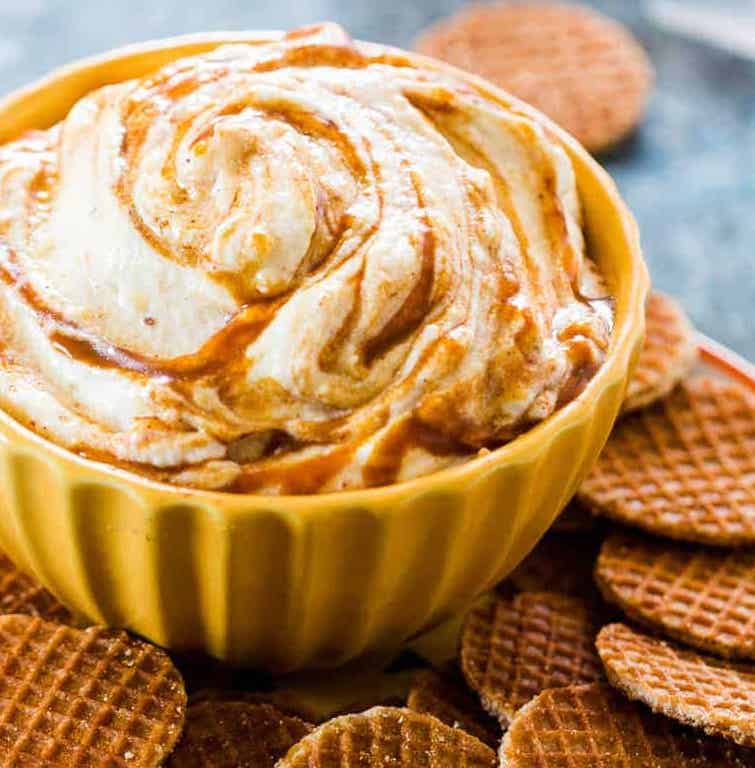 caramel pumpkin cheesecake dip - gluten-free pumpkin dessert recipes