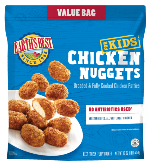 earth's best chicken nuggets for kids