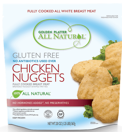 golden platter gluten-free chicken nuggets