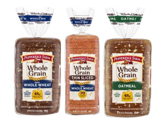 pepperidge farm healthy bread options