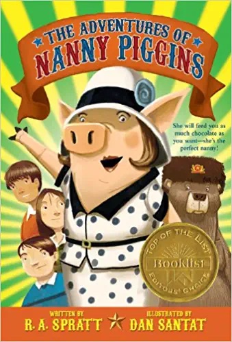 The Adventures of Nanny Piggins - best chapter books for 2nd grade read alouds