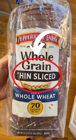 thin sliced healthy store bought bread options