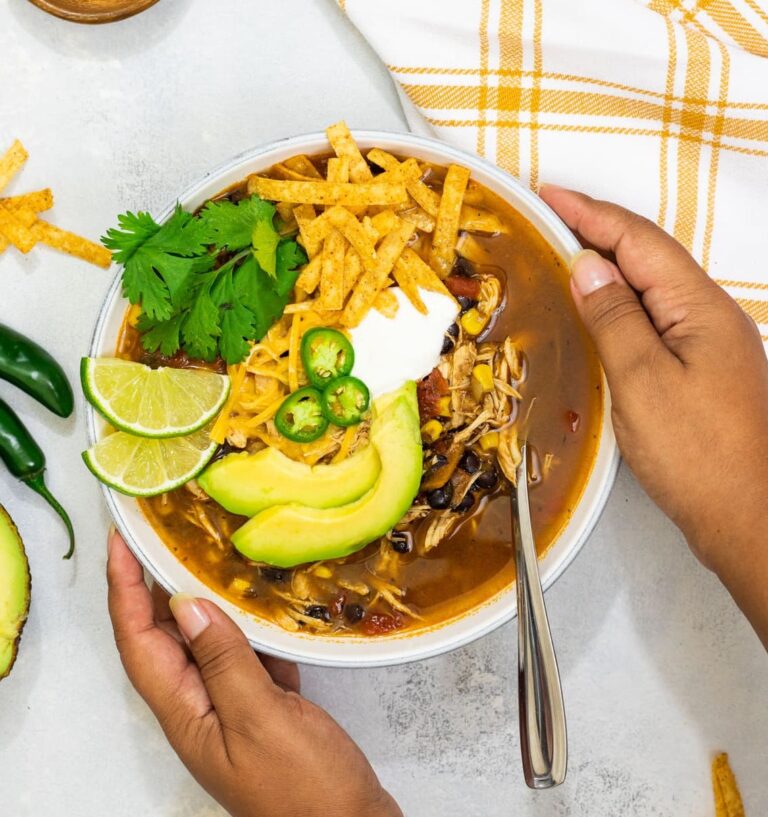 instant pot chicken tortilla soup