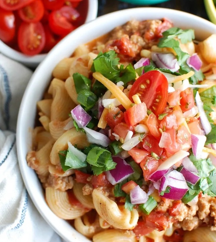 instant pot turkey taco pasta