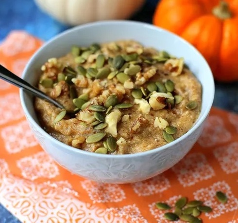 healthy recipes for canned pumpkin - pumpkin paleo oatmeal