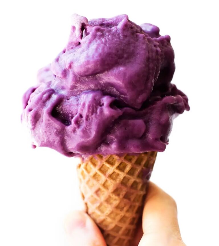 purple sweet potato ice cream