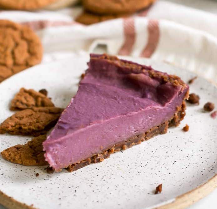 purple sweet potato pie