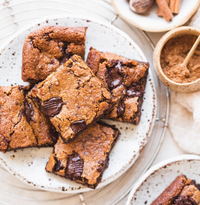 gluten-free vegan sweet potato blondies